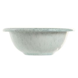 DKD Home Decor Bol Moderno Gres Esmaltado Azul Celeste 14.5 x 5.2 cm Apto para Microondas y Lavavajillas (6 Unidades)