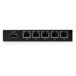 Ubiquiti EdgeRouterX SFP Router Gigabit PoE Avanzado con 5 Puertos RJ45 y 1 Puerto SFP Óptico para Redes
