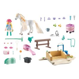 Playmobil PL71354 Lavadero Isabella y Leona - Caballos de la Cascada - Juguete para niños +5 años