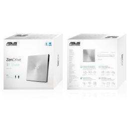 Asus ZenDrive U9M Grabadora Externa DVD Ultra-delgada USB 2.0 Tipo-C/A para PC/Mac, Soporte M-DISC