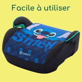 Safety 1st SF8712930023982 Asiento Elevador Auto Disney© Star Plus i-Safe Stitch Grupo 3 con Cinturón 6-12 Años (36 kg)