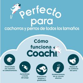 Coachi Bolsa de Adiestramiento y Recompensas Profesional para Perros y Cachorros - Amplia, Mosquetón, Forro Reversible, Azul Oscuro/Claro