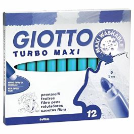 Set de Rotuladores Giotto Turbo Maxi Azul cielo (5 Unidades) Set de Rotuladores Giotto Turbo Maxi Azul cielo (5 Unidades)