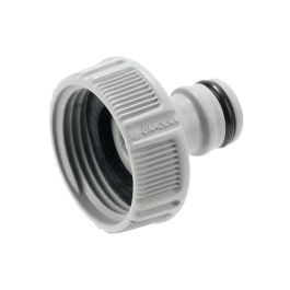 Gardena Adaptador macho 1" para grifo, tratamiento anti uv y anti algas, protección contra heladas