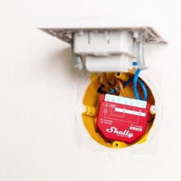 Shelly Wave 1PM Interruptor inteligente 16A 1 Canal Z-Wave para Empotrar con Medición de Energía 110-240V