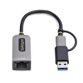 Cable USB Startech C21GA-USB-ETHERNET Gris