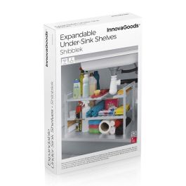 Estantería Extensible para Fregadero Shibblek InnovaGoods 2 Estantes Estantería Extensible para Fregadero Shibblek InnovaGoods 2 Estantes