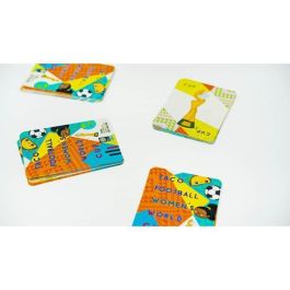 Taco Fútbol Mundial Femenino - Juego de fiesta - AZUL NARANJA - Velocidad y observación - A partir de 8 años Taco Fútbol Mundial Femenino - Juego de fiesta - AZUL NARANJA - Velocidad y observación - A partir de 8 años