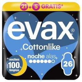 Evax Compresas Noche Alas Cottonlike 26 Unidades