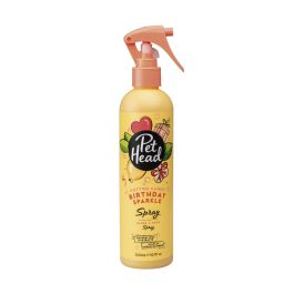 Pet Head Birthday Spray para Mascotas, 300 mL - Olor Algodón de Azúcar, Limpia y Calma el Pelaje Dejándolo Fresco y Sedoso