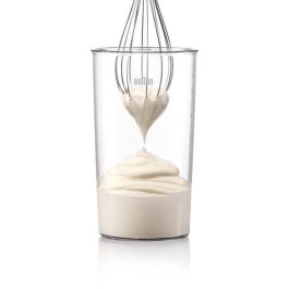 Batidora de mano BRAUN con picadora de tortillas - MQ3025WH - Blanco y Azul Batidora de mano BRAUN con picadora de tortillas - MQ3025WH - Blanco y Azul