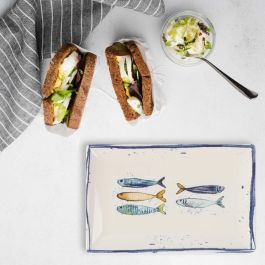 Bandeja Rectangular 20x13 cm Peixe - Inde (24 Unidades) Bandeja Rectangular 20x13 cm Peixe - Inde (24 Unidades)