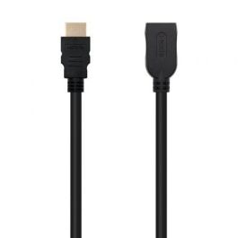Nanocable 10.15.1012 Cable Alargador HDMI v2.0 Macho-Hembra 4K@60Hz HDR 2m Negro Nanocable 10.15.1012 Cable Alargador HDMI v2.0 Macho-Hembra 4K@60Hz HDR 2m Negro