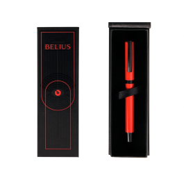 Belius Roller Turbo Rojo y Negro Tinta Negra Punta 0,7 mm Diseño Exclusivo Colección Carreras de Motor