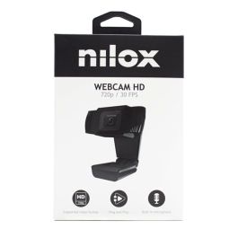 Nilox Webcam NXWC02 HD 720P con Micrófono, Compatible con Windows, Linux y Mac OS Nilox Webcam NXWC02 HD 720P con Micrófono, Compatible con Windows, Linux y Mac OS