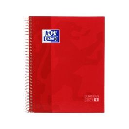 Bloc Oxford School Eu.Book 1 Micro.Tapa Extra A5+ 80H Cuadric.5X5 90G Rojo 5 unidades Precio: 22.49999961. SKU: B1GEYCDRXQ