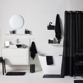 Today TOD3574641271701 Alfombra de Baño de Espuma Viscoelástica 40 x 60 cm Negro