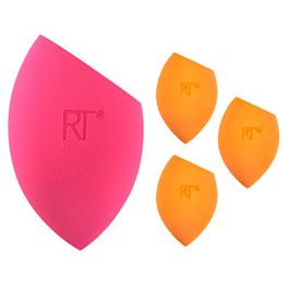 Real Techniques Vivid Escape XL + Mini Miracle Complexion Sponge Estuche 4 pz - Set de Esponjas de Maquillaje Edición Limitada para Base y Ojeras Real Techniques Vivid Escape XL + Mini Miracle Complexion Sponge Estuche 4 pz - Set de Esponjas de Maquillaje Edición Limitada para Base y Ojeras