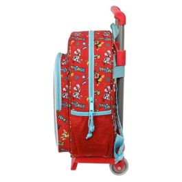 Mochila Escolar con Ruedas The Paw Patrol Funday Azul Rojo 26 x 34 x 11 cm Mochila Escolar con Ruedas The Paw Patrol Funday Azul Rojo 26 x 34 x 11 cm
