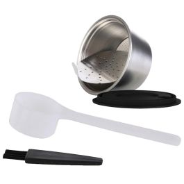 Cook Concept Cápsula Café Reutilizable Acero Inoxidable, Compatible con Dolce Gusto