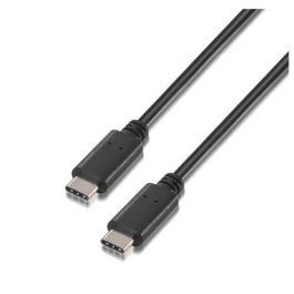 Aisens Cable USB 2.0 Tipo C-M a C-M 3A Carga Rápida 0.5m Negro Precio: 1.9499997. SKU: S5621997