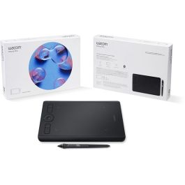 Wacom Intuos Pro (S) Tableta Gráfica Inalámbrica USB/Bluetooth con Pluma - Área de Trabajo 160 x 100 mm