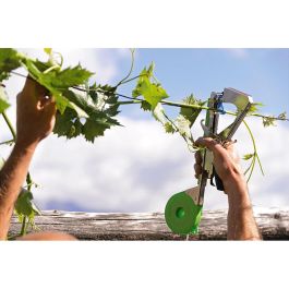 Stocker Atadora Stocktap para Plantas, Huerto y Jardín, Máxima Eficacia en Ataduras, Verde, 37cm