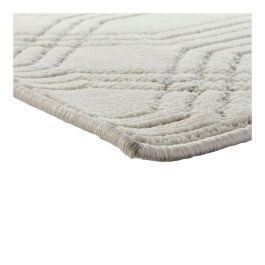 DKD Home Decor Alfombra Oriental Vancouver para Pasillo Crema Beige de Poliéster 900gsm, 240x60 cm