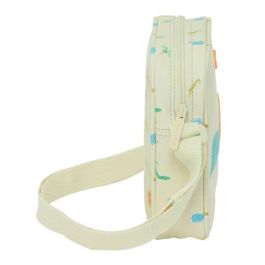 Bolso Bandolera Safta Selva Beige 16 x 18 x 4 cm