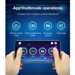 DEQUBE Blue Knight App+Rc Vehículo Teledirigido 325 Piezas +6 años