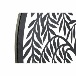 Decoracion Pared Cottage DKD Home Decor Negro 1 x 40 x 40 cm (2 Unidades)