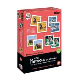 Juego memo photo animales con 54 fichas