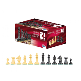 Falomir Ajedrez Staunton nº4 Figuras de Plástico Set Completo Juegos de Mesa 32 Piezas Precio: 12.50000059. SKU: B18ZD9WQ5P