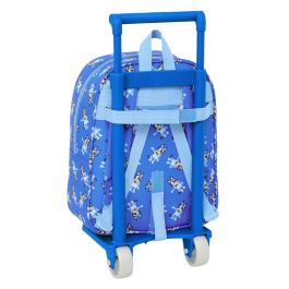 Safta 232 805 Mochila Escolar Infantil con Carro Bluey "Let's Play" Edad 3+ Años 22x27x10 cm