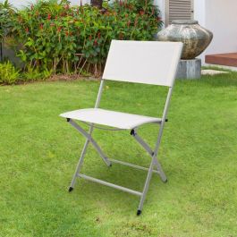 Silla Plegable Aktive Blanco 46 x 81 x 55 cm (4 Unidades) Silla Plegable Aktive Blanco 46 x 81 x 55 cm (4 Unidades)