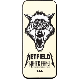 DUNLOP Púas James Hetfield White Fang Caja De 6 Unidades 1,4Mm