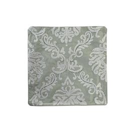 DKD Home Decor Funda Cojín Decorativa Verde Menta de Poliéster 50 x 50 cm con Cierre de Cremallera