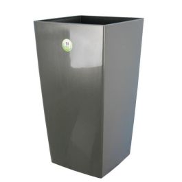Riviera Maceta Nuance Cuadrada 69 cm Alto, 38x38 cm, 67 L Gris brillo Precio: 69.79000006. SKU: B1DHRZMH5N