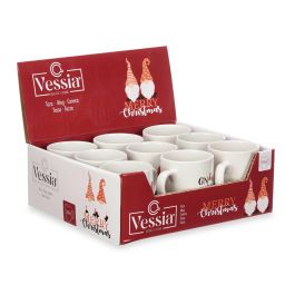 Vessia Taza de Porcelana 350 ml Sweet Gnome Surtidos, apta microondas, lavavajillas, horno, nevera 12 x 10 x 8.2 cm (27 Unidades)