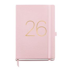 Agenda Anual (2026) Catalan Miquelrius Basic Chester Cosida Tapa Simil Piel Con Goma Plus 155X213 S/V Rosa Precio: 13.50000025. SKU: B1B672PF2Y