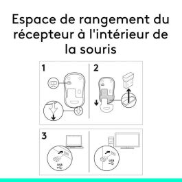 Logitech M185 Ratón Inalámbrico RF Plug-and-Play Rojo con Nano Receptor USB, Ergonómico, Fiable, Batería 1 Año
