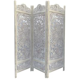 Biombo DKD Home Decor Blanco Madera de mango Madera MDF 150 x 2 x 180 cm Precio: 244.78999985. SKU: B1B94ST5PX