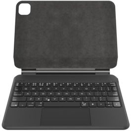 Belkin Teclado con Funda para iPad Air (11" M2, 11") y iPad Pro (11" 3rd Gen, 10.5") – Carcasa Rígida Negra con Soporte para Lápiz