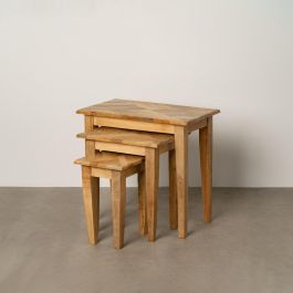 S/3 Mesitas Natural Madera de Mango 56 X 35 X 54 cm Precio: 168.5046. SKU: B17VFMGMBK