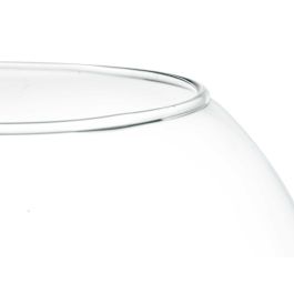 Jarrón Doble Esfera Giftdecor - Vidrio Transparente 18x33.5x18 cm (4 Unidades) Jarrón Doble Esfera Giftdecor - Vidrio Transparente 18x33.5x18 cm (4 Unidades)