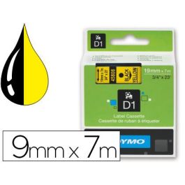 Dymo Cinta De Transferencia Termica D1 40918. Negro Sobre Amarillo De 9 mmx7M. Poliester Autoadhesiva Precio: 15.88999951. SKU: BIXS0720730