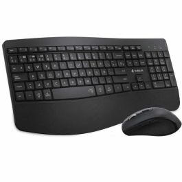 Subblim SUBKBC-DCOPW2 Teclado y Ratón Combo Dual Prowave Office Ergonómicos Inalámbricos Bluetooth 5.3 USB Recargables Teclas Silenciosas Negro
