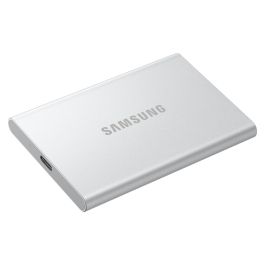 SAMSUNG Portable SSD T7 1TB USB-C 3.2 Gen 2 (10 Gbps) Externo Aluminio Plata - MU-PD1T0G/WW