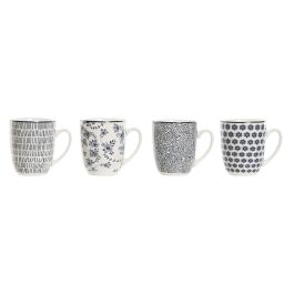 Mug Shabby DKD Home Decor Azul Blanco 9 x 10.5 x 12 cm Set de 4 Precio: 12.89000053. SKU: B1D6S2ZM6T