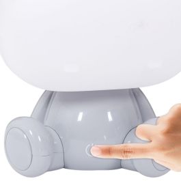 Home Deco Kids Luz Quitamiedos Led Hipopótamo Infantil 100 Leds 1W USB 6500-7000K 15x25cm